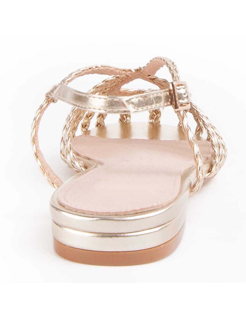 Sandálias Rasas Senhora Dourado