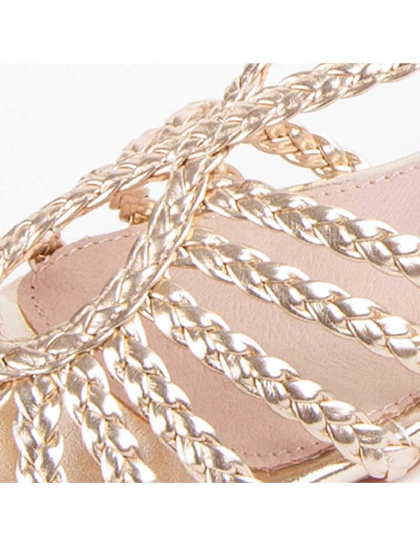 Sandálias Rasas Senhora Dourado