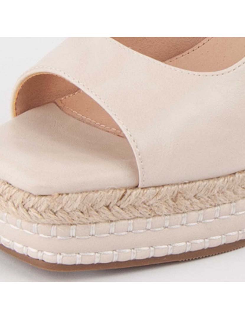 Sandálias de Cunha Senhora Bege