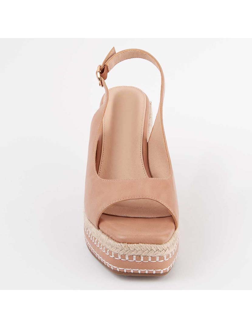 Sandálias de Cunha Senhora Castanho