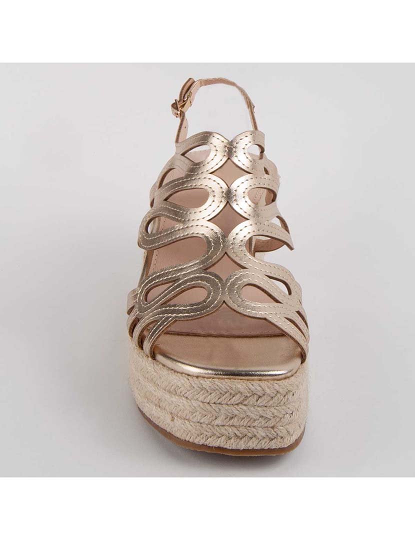 Sandálias de Cunha Senhora Dourado