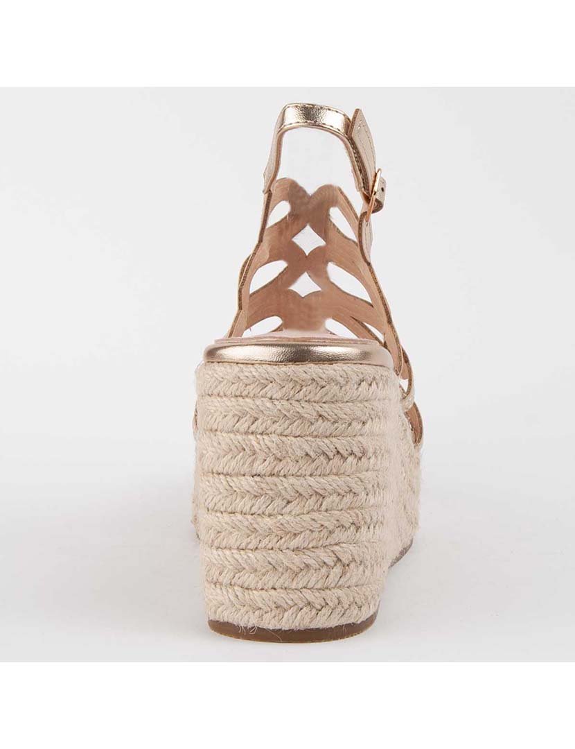 Sandálias de Cunha Senhora Dourado