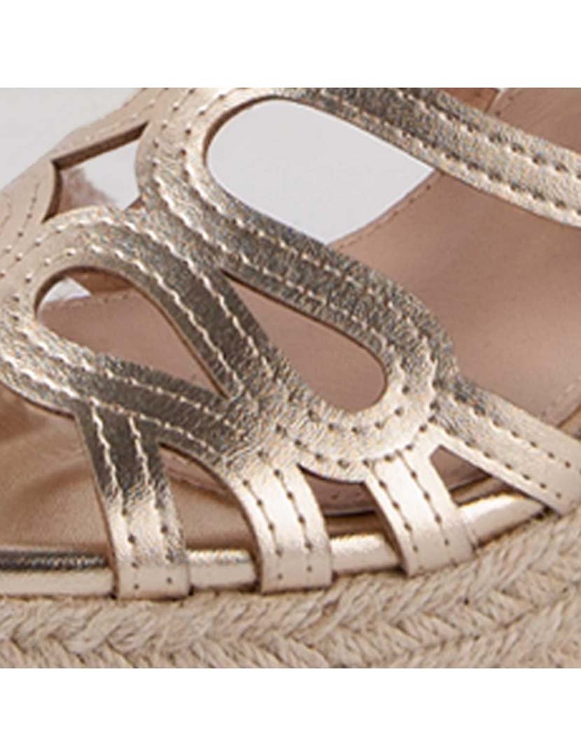 Sandálias de Cunha Senhora Dourado