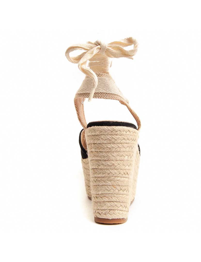 Sapatos de Cunha Senhora Preto