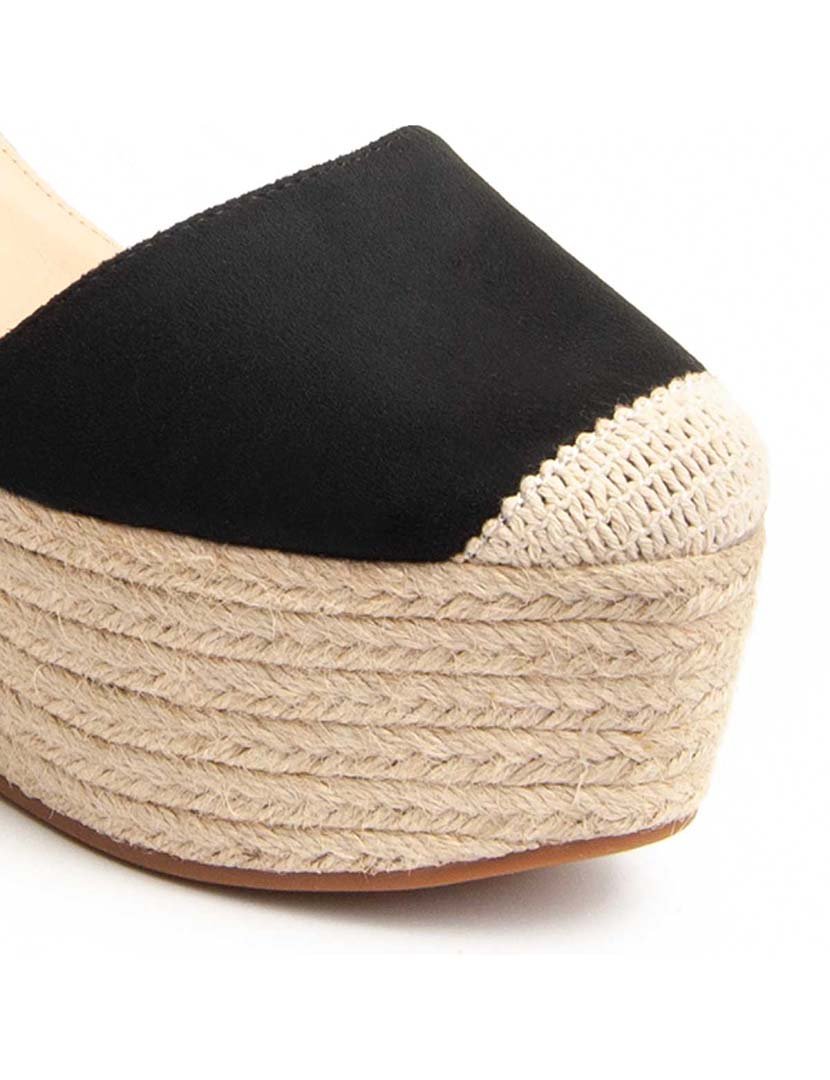 Sapatos de Cunha Senhora Preto