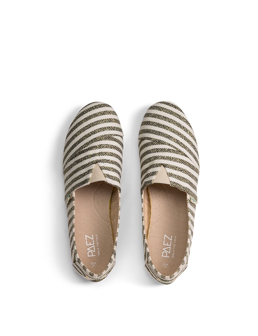 Alpercatas Senhora Surfy Lurex Ecru