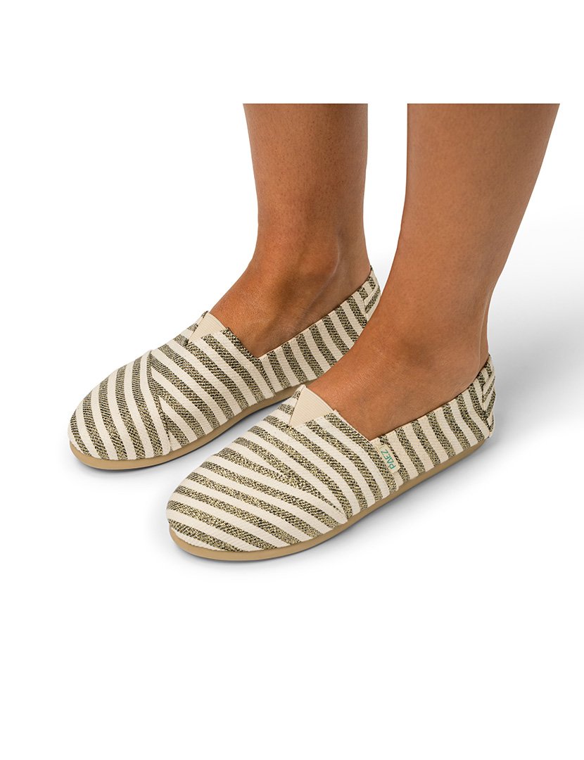 Alpercatas Senhora Surfy Lurex Ecru