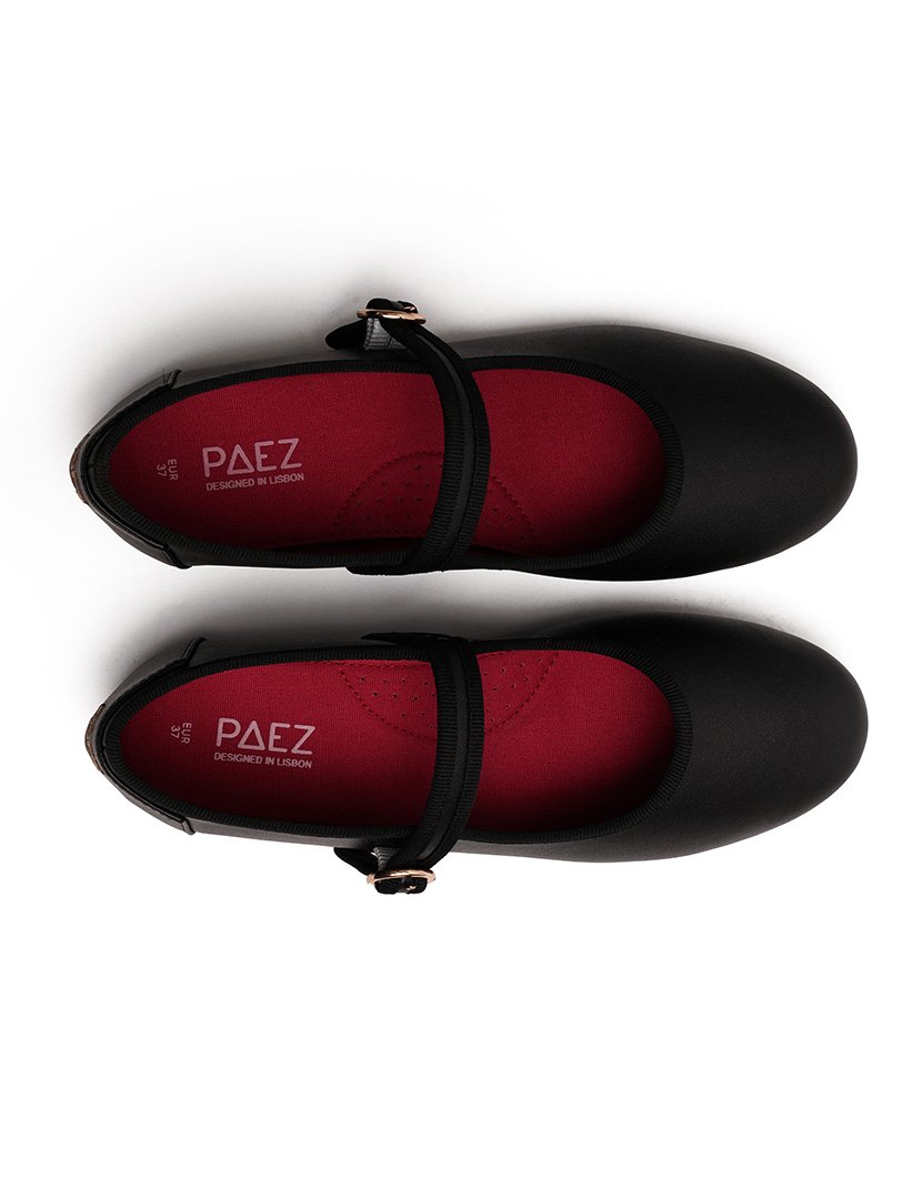 Mary Jane Vegan Leather Black