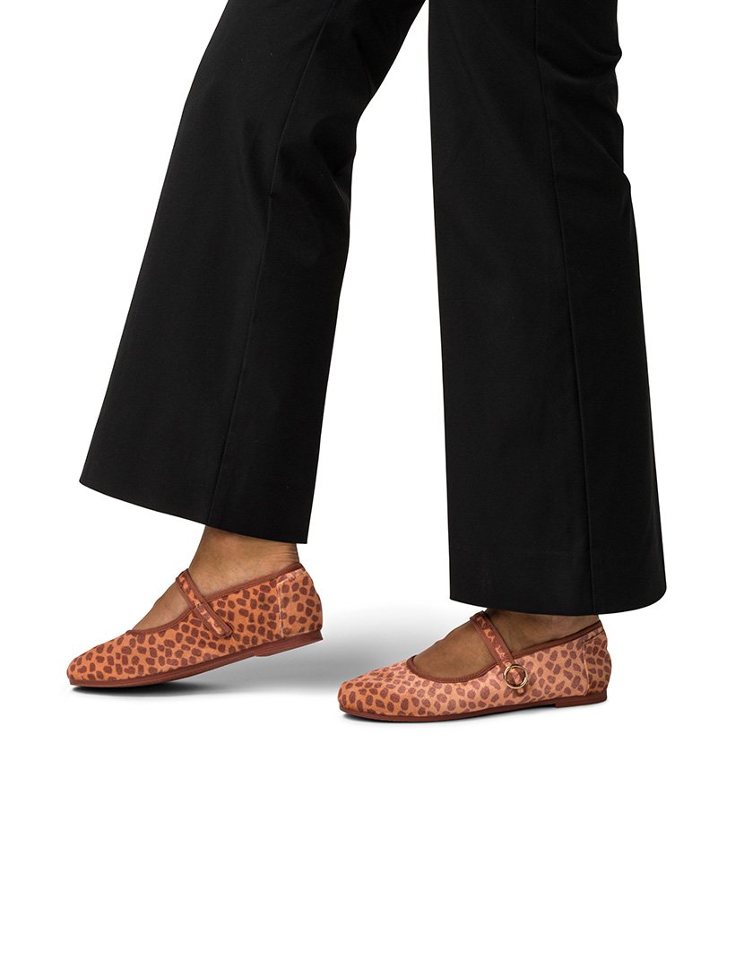 Mary Jane Velvet Terracota