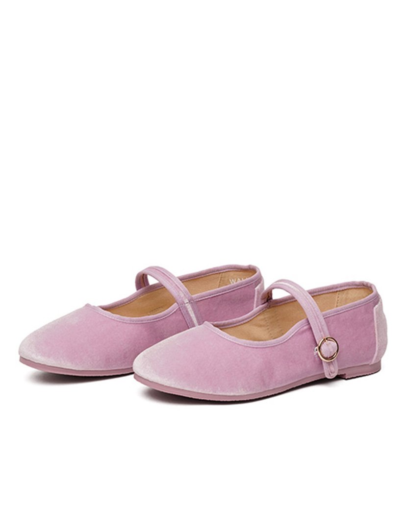 Mary Jane Menina Velvet Iris