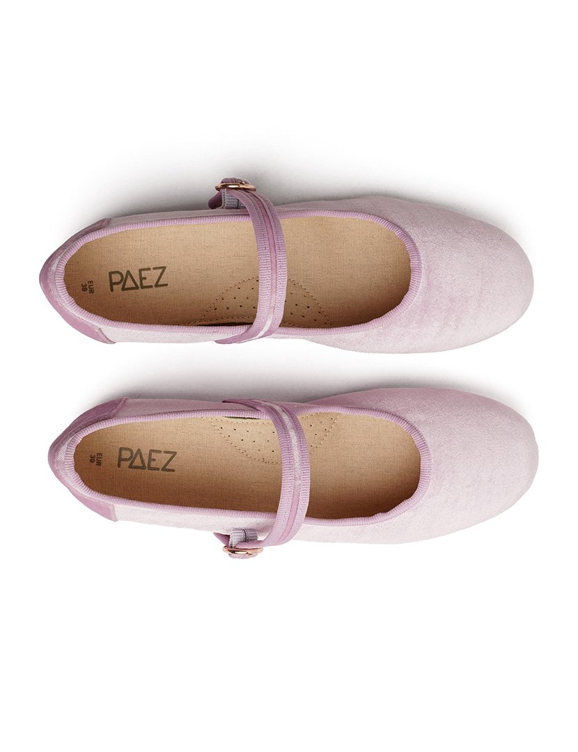 Mary Jane Menina Velvet Iris