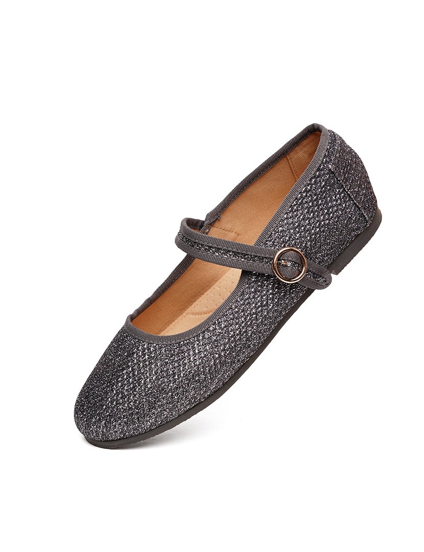 Mary Jane Glitter Blue