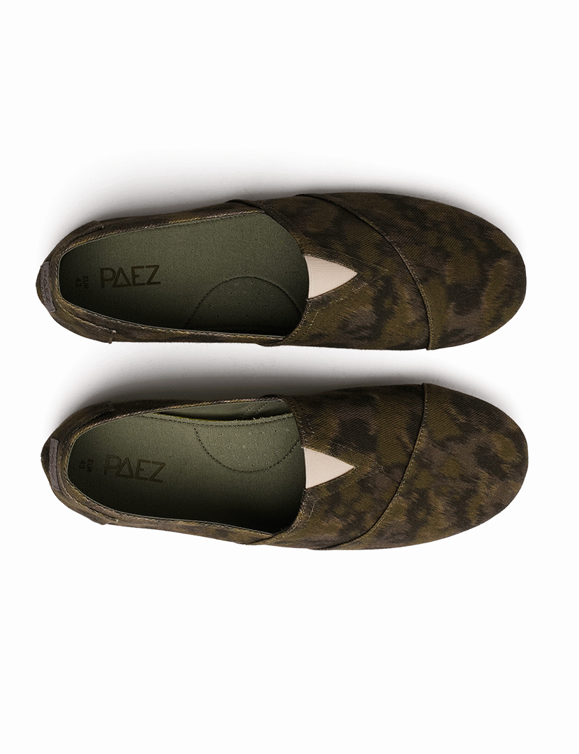 Alpercatas Homem Print Camouflage Moss