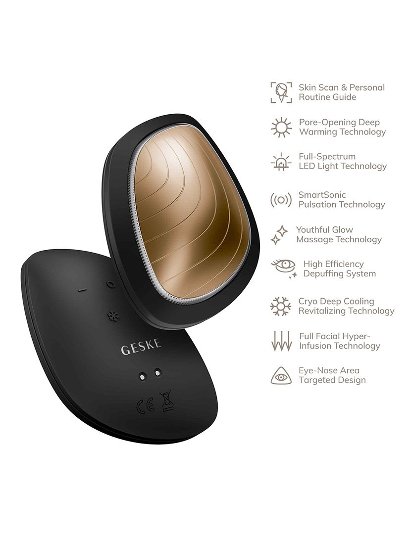 Tratamento Facial Sonic Warm & Cool Mask 9 em 1 - Cinzento