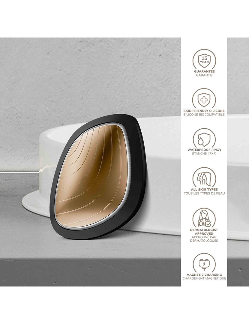 Tratamento Facial Sonic Warm & Cool Mask 9 em 1 - Cinzento