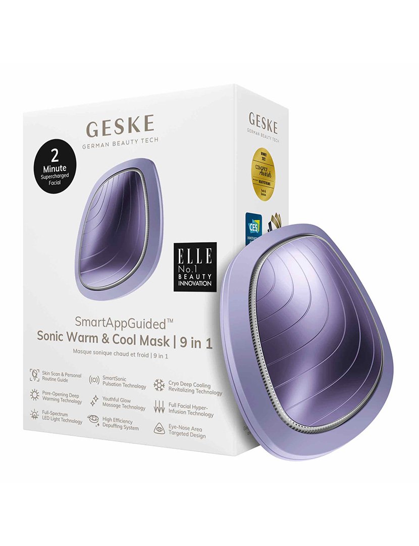 Tratamento Facial Sonic Warm & Cool Mask 9 em 1 - Roxo