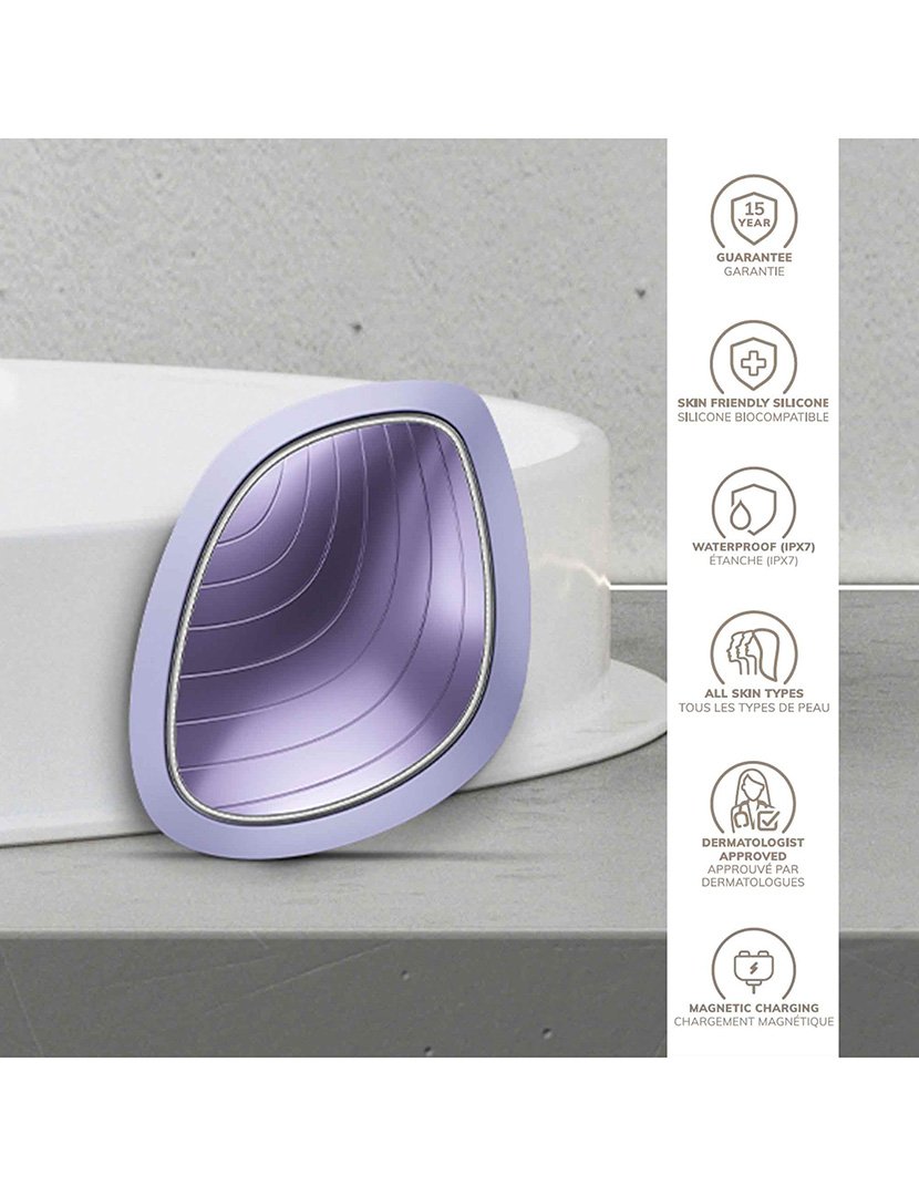 Tratamento Facial Sonic Warm & Cool Mask 9 em 1 - Roxo