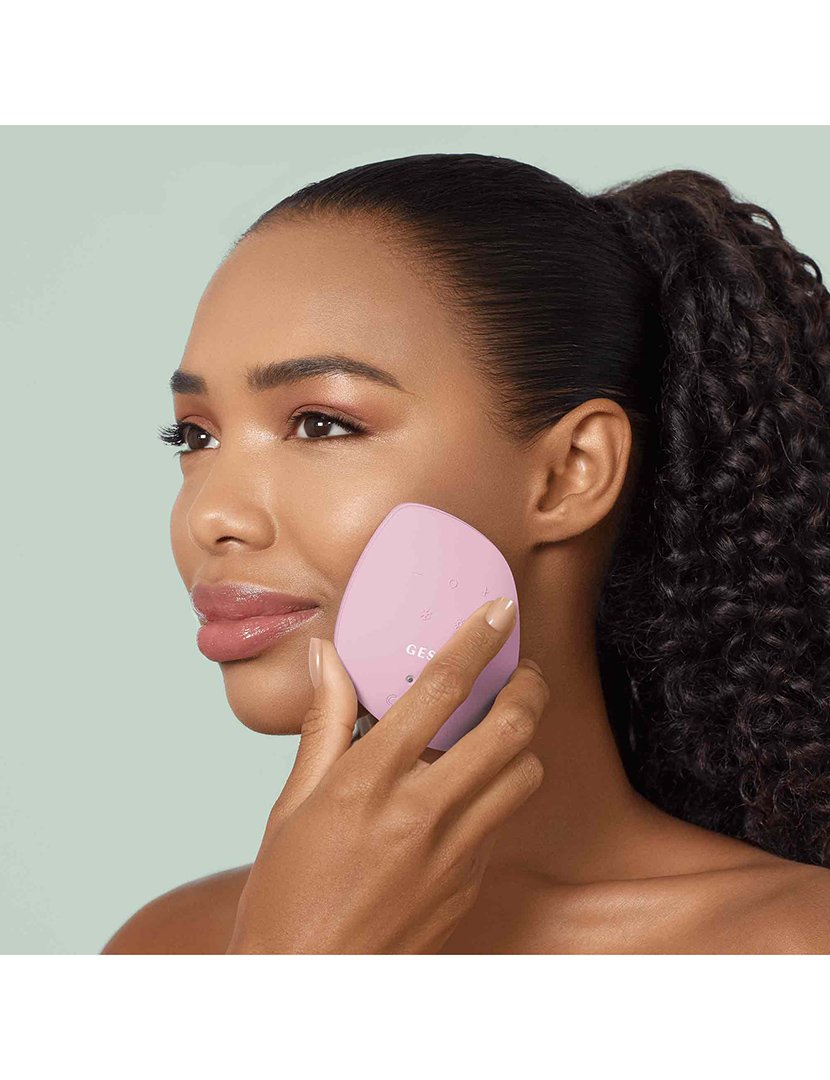 Tratamento Facial Sonic Warm & Cool Mask 9 em 1 - Rosa