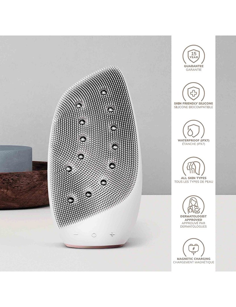 Escova facial térmica sónica 8 em 1 - Starlight