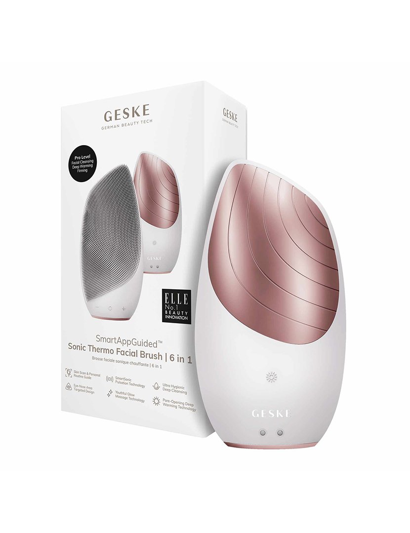 Escova de Limpeza Facial Thermo Sonic 6 em 1 - Starlight