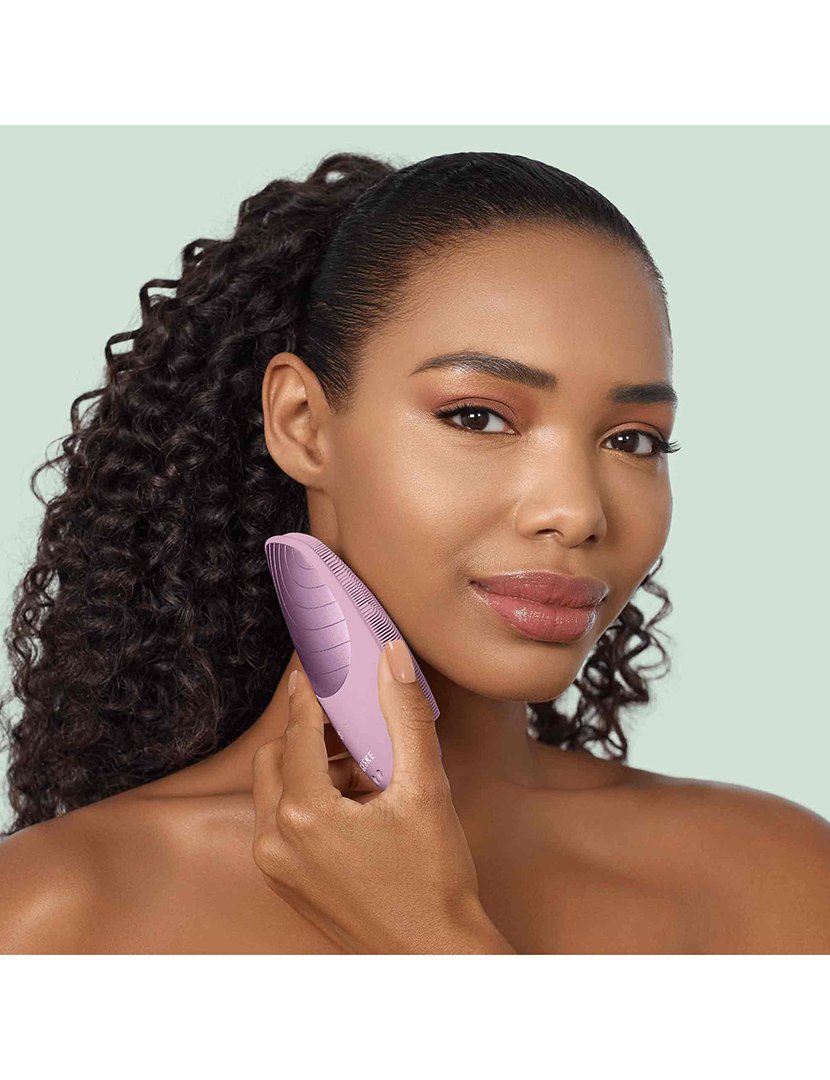 Escova de Limpeza Facial Thermo Sonic  6 em 1 -  Rosa