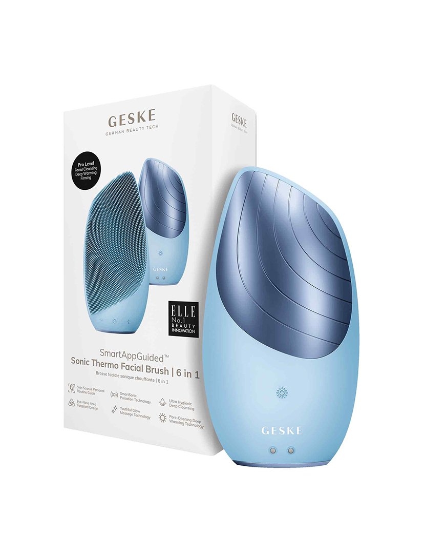 Escova de Limpeza Facial Thermo Sonic  6 em 1 - Aquamarine