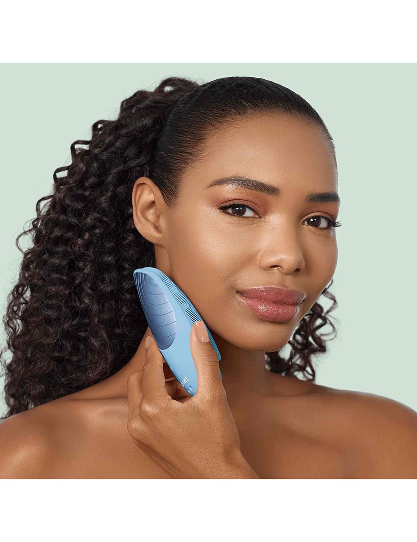 Escova de Limpeza Facial Thermo Sonic  6 em 1 - Aquamarine