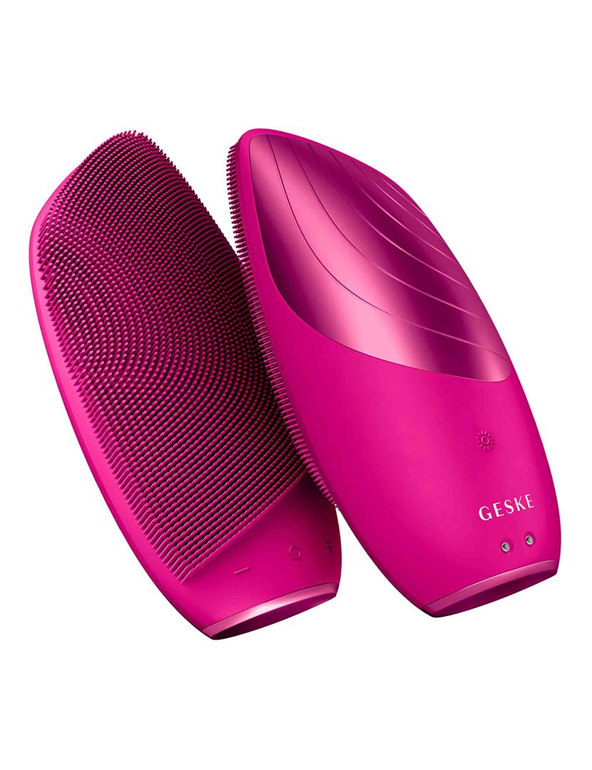 Escova de Limpeza Facial Thermo Sonic  6 em 1 - Magenta