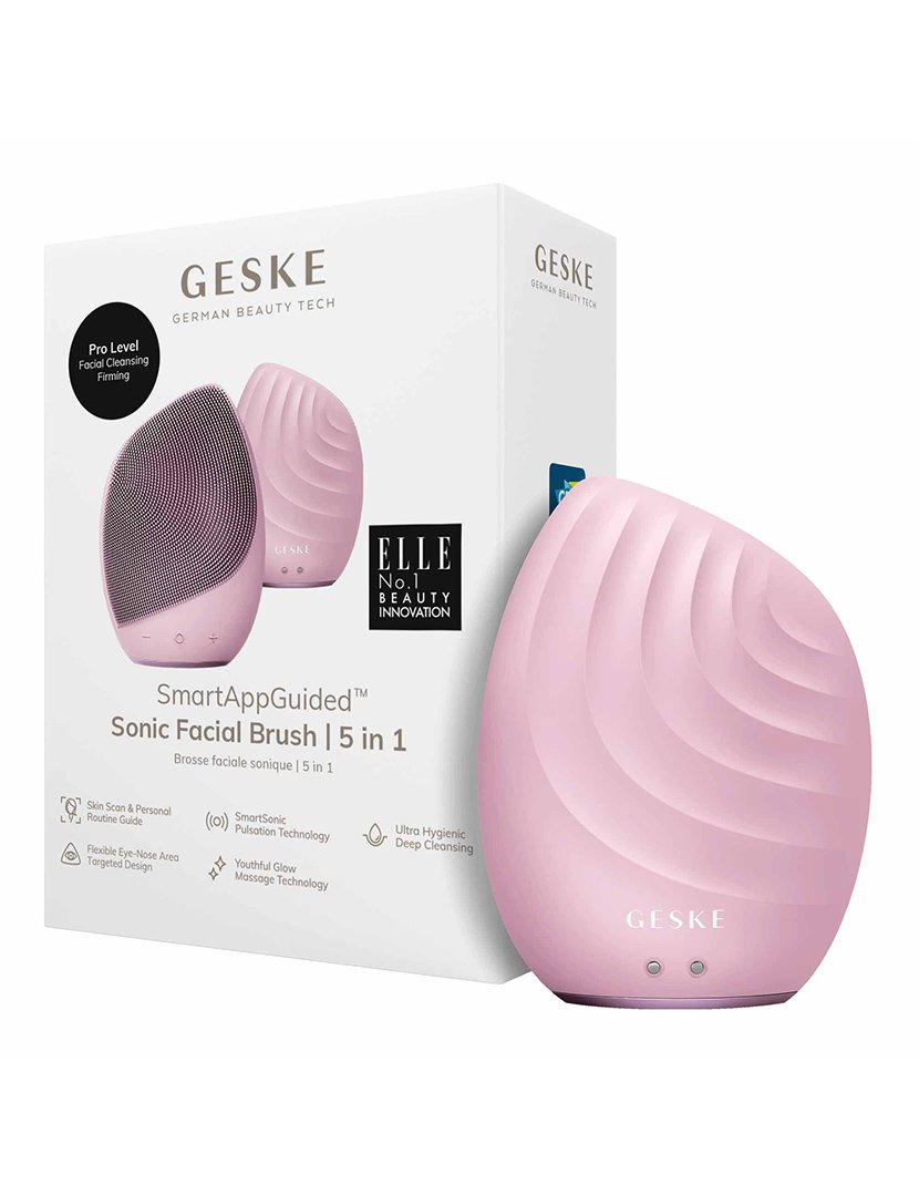 Escova de Limpeza Facial Sonic  5 em 1 - Rosa