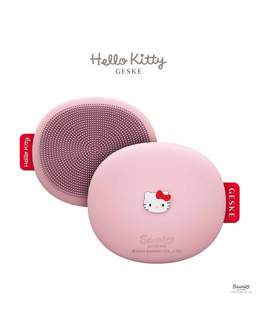 Escova de Limpeza Facial 3 em 1 - Hello Kitty - Rosa