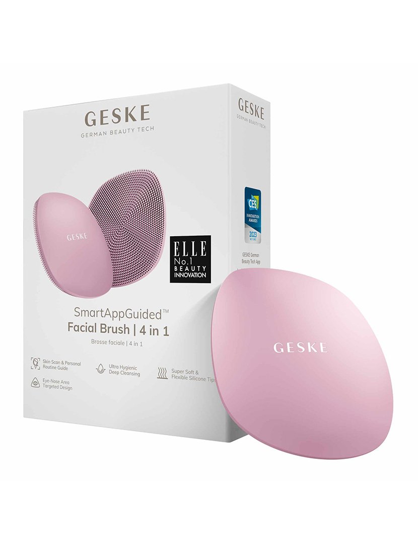 Escova de Limpeza Facial 4 em 1 - Rosa