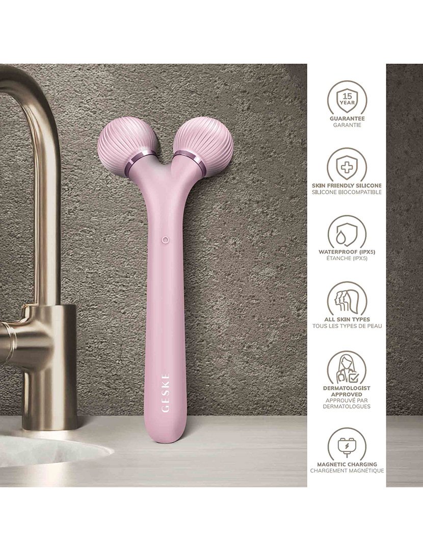 Rolo Facial Sonic 4 em 1 - Rosa