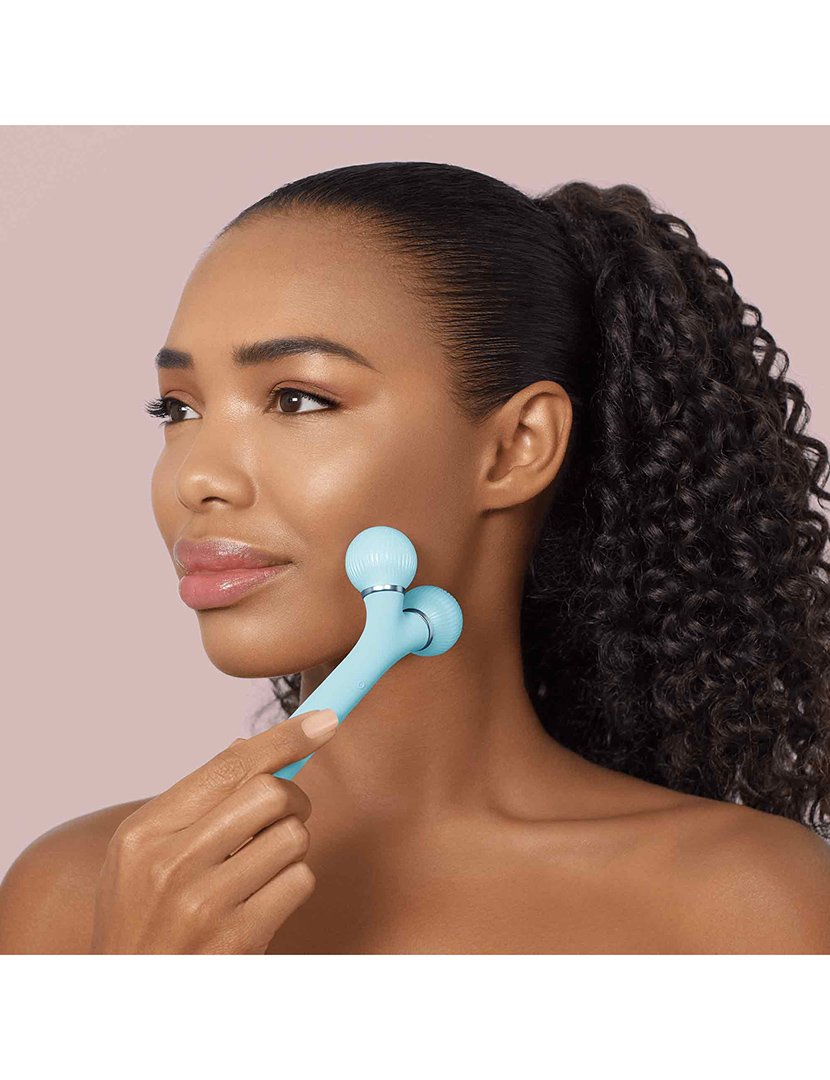 Rolo Facial Sonic 4 em 1 - Turquesa