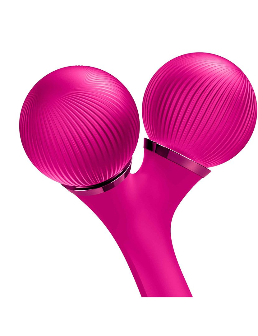 Rolo facial e corporal sônico 4 em 1 - Magenta