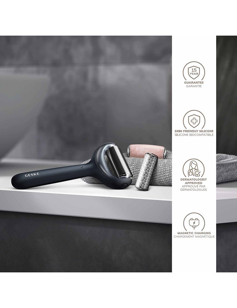 Rolo Facial e Corporal MicroNeedle 9 em 1 - Preto