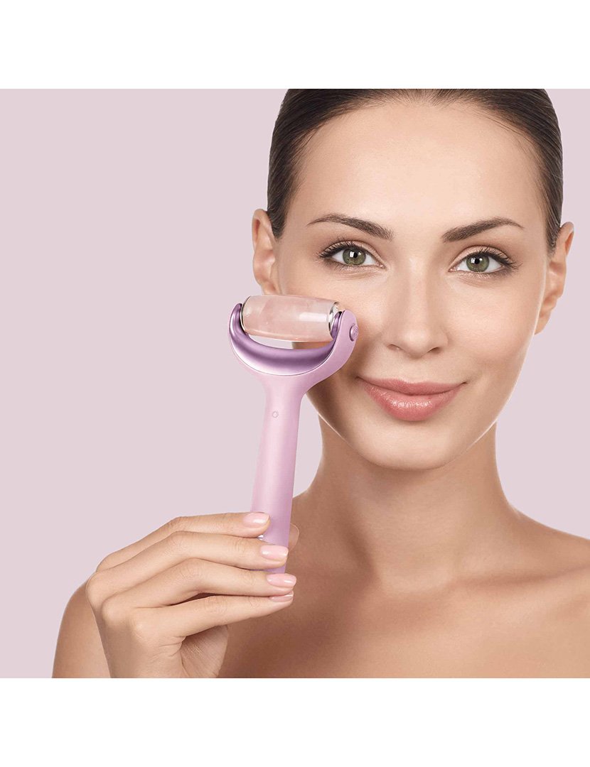 Rolo Facial e Corporal MicroNeedle 9 em 1 - Rosa