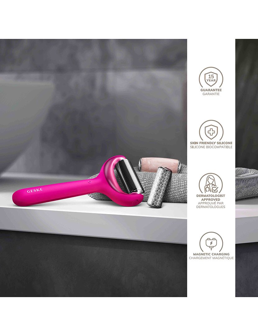 Rolo Facial e Corporal MicroNeedle 9 em 1 - Magenta