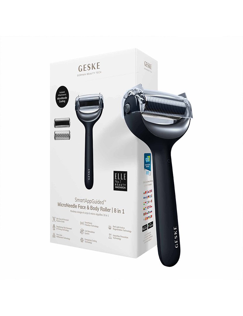 Rolo MicroNeedle Rosto & Corpo 8 em 1 - Preto