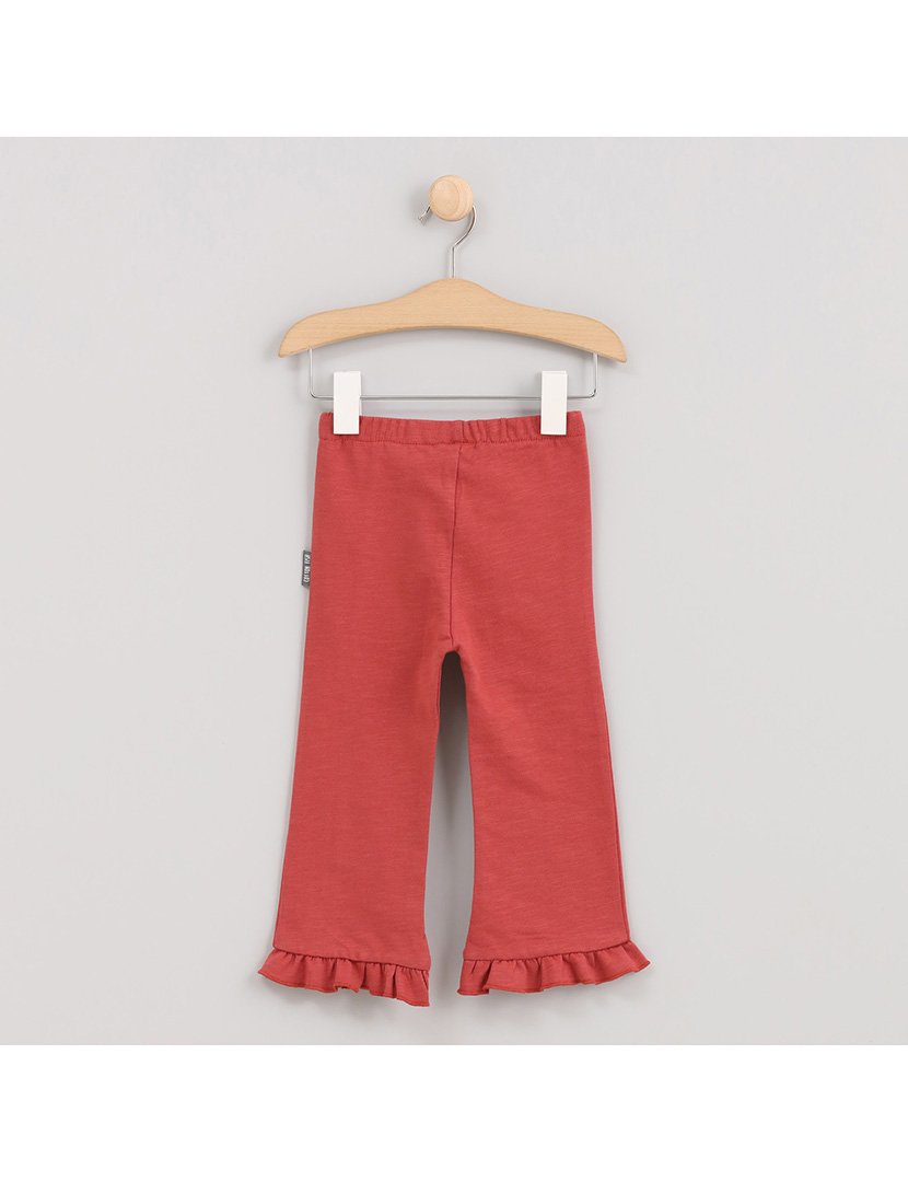 Calças Largas Menina Laranja