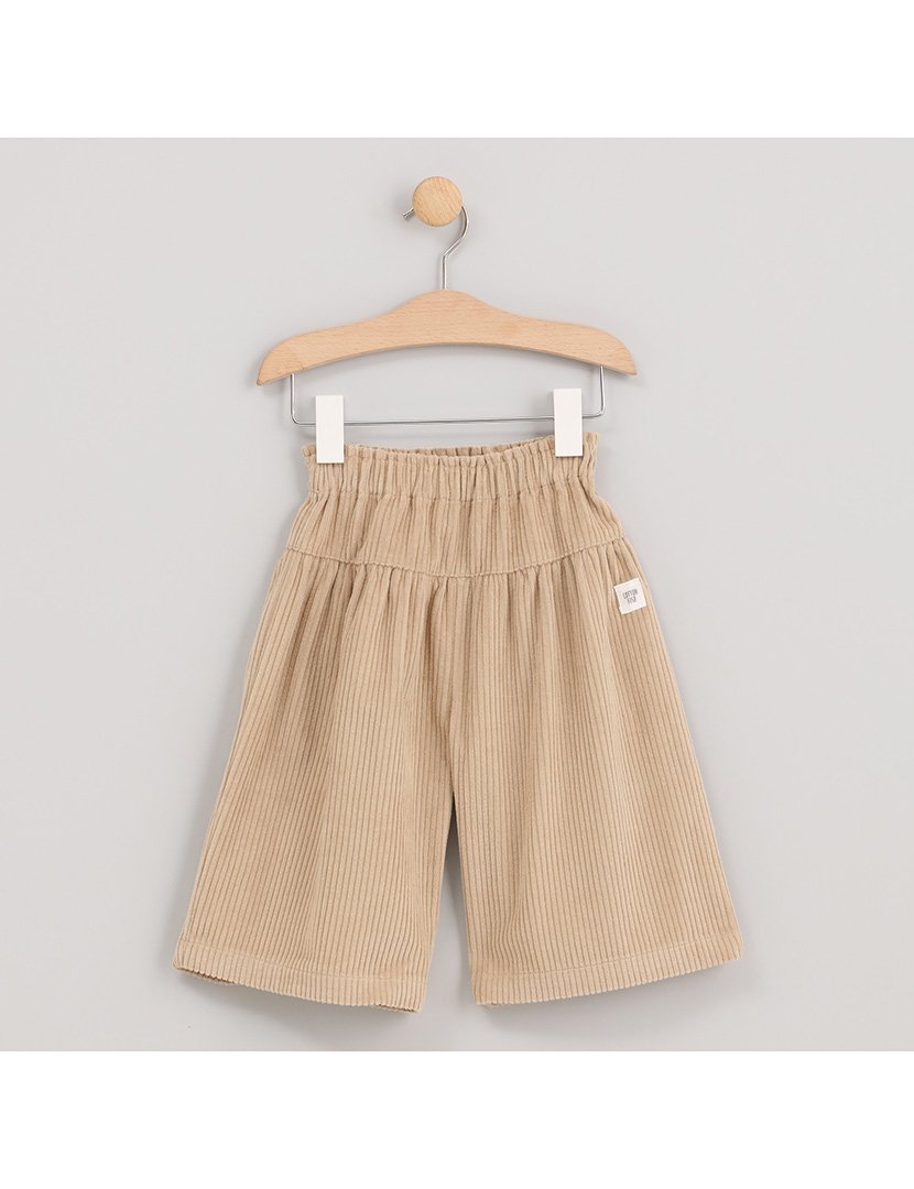 Calças de Veludo Menina Big Mountain Bege