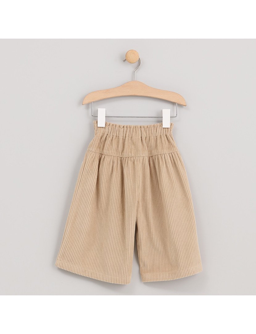 Calças de Veludo Menina Big Mountain Bege