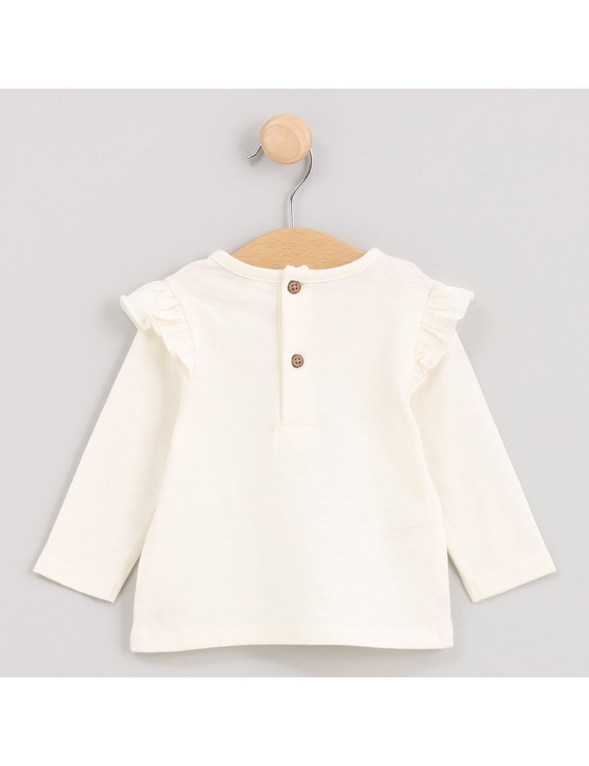 Camisola Menina Manga Comprida Big Mountain Branco