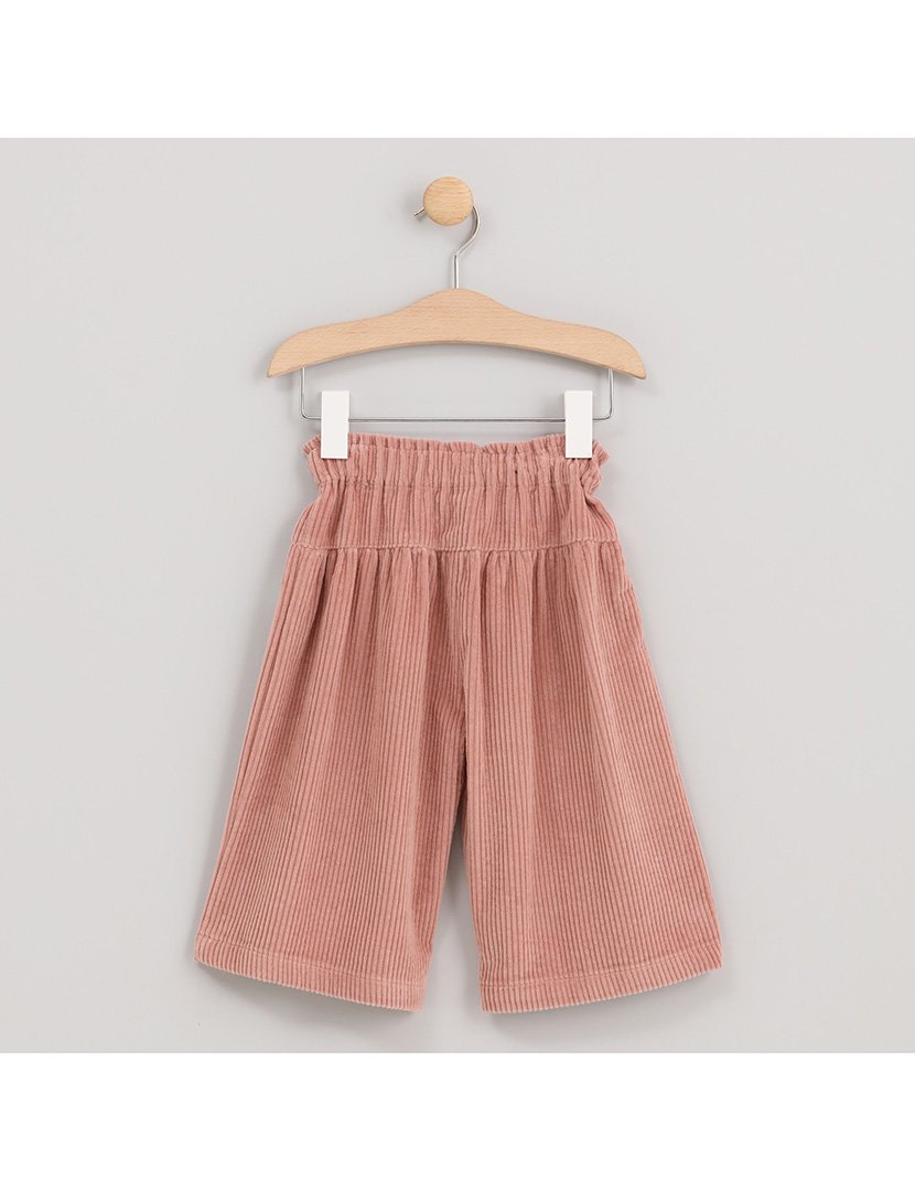 Calças de Veludo Menina Vintage Bloom Rosa