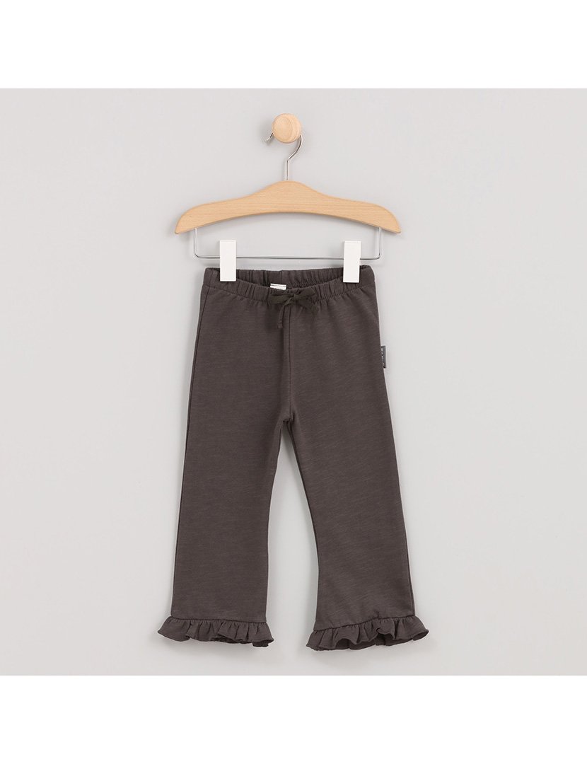 Calças à Boca de Sino Menina Zoo Cinzento