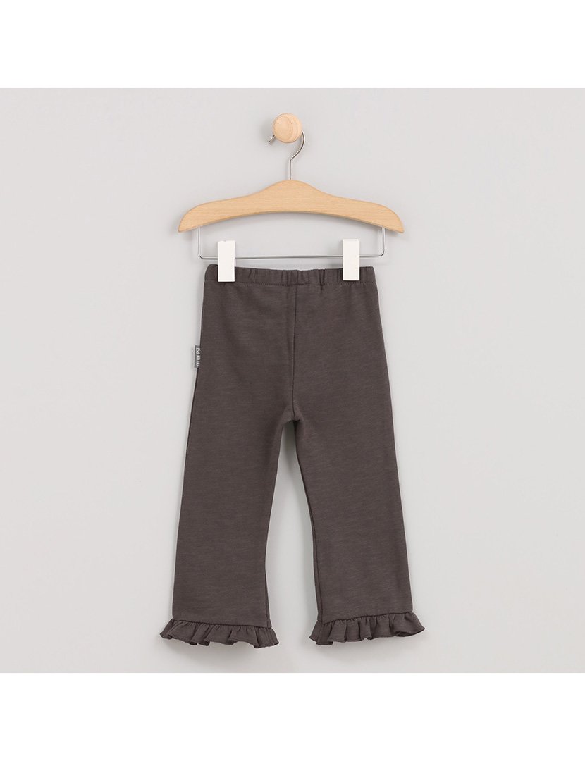 Calças à Boca de Sino Menina Zoo Cinzento