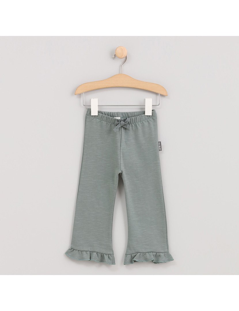 Calças à Boca de Sino Menina Zoo Green Verde