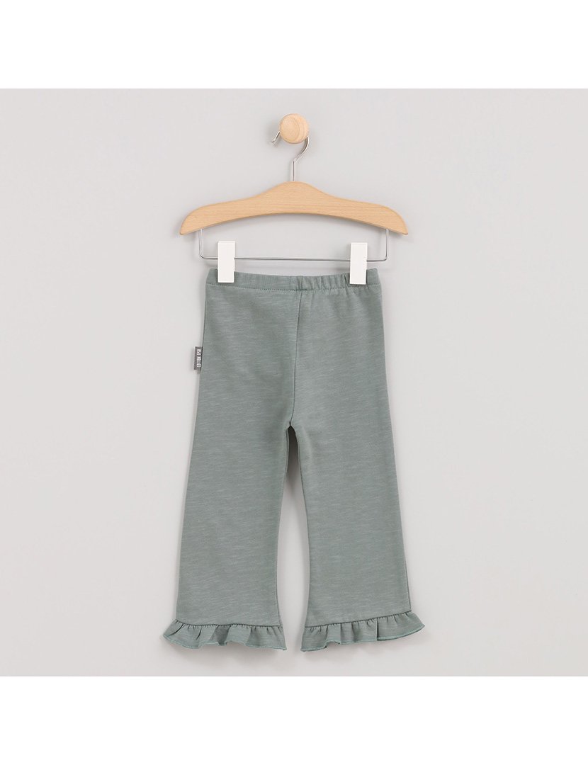 Calças à Boca de Sino Menina Zoo Green Verde