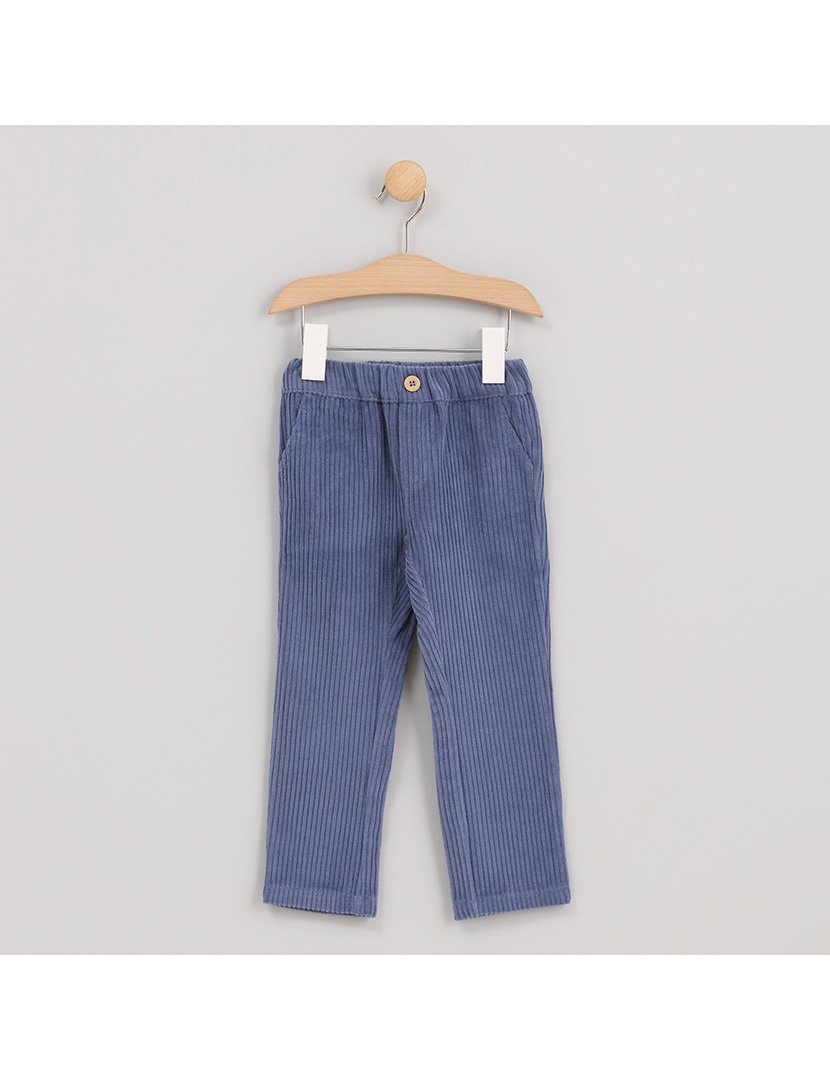 Calças Cargo de Veludo Menino Bear & Co Azul