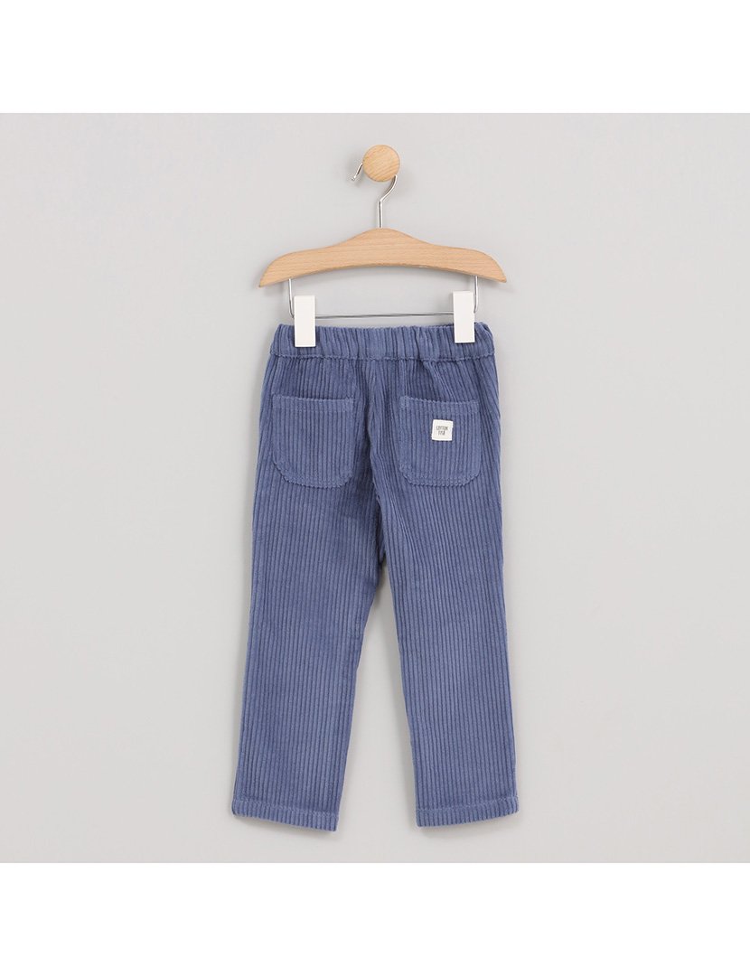 Calças Cargo de Veludo Menino Bear & Co Azul