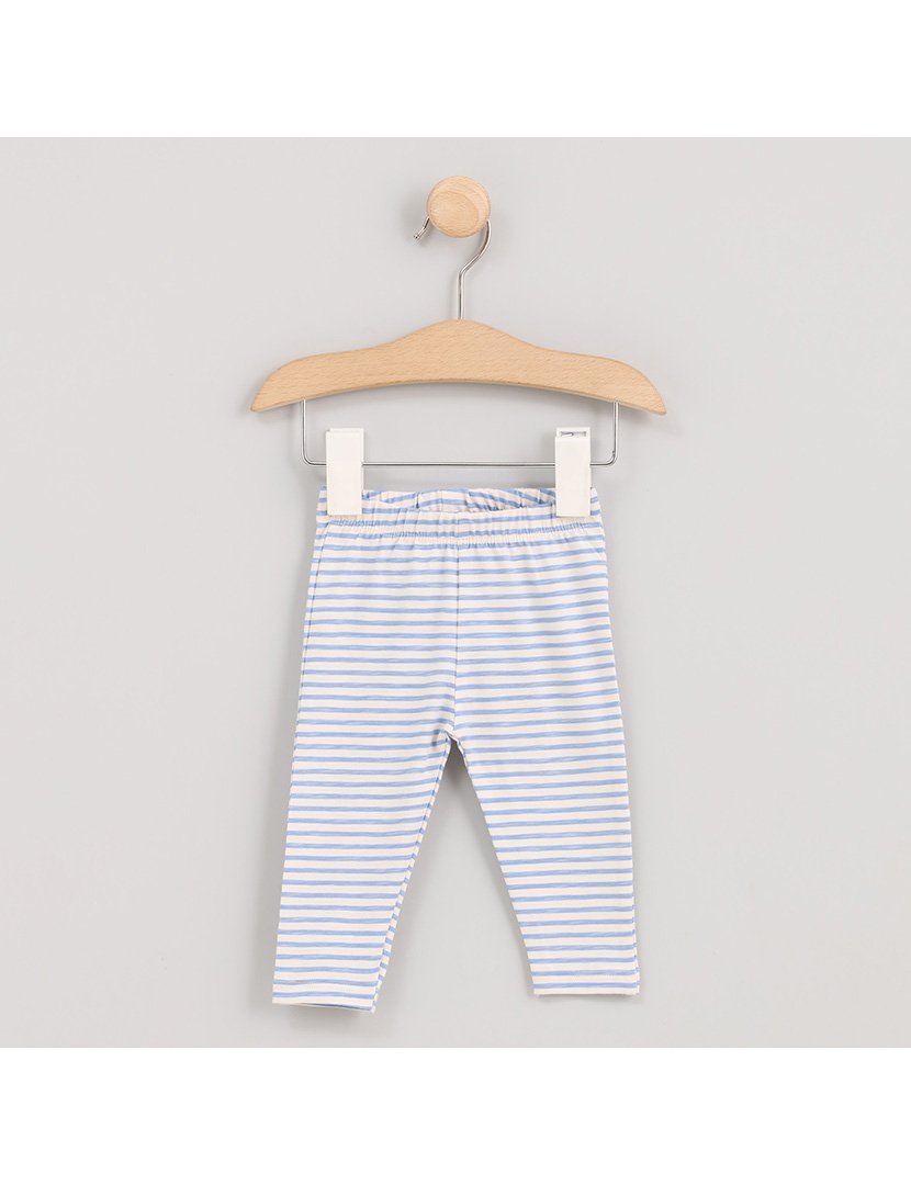 Leggings Menina Listradas Bear & Co Azul